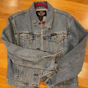 Vtg Harley Davidson Jean Jacket tRucker erfgb13